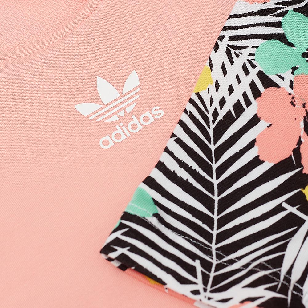 Combinaison Rose/Fleurs Fille Adidas Jumpsuit vue 3