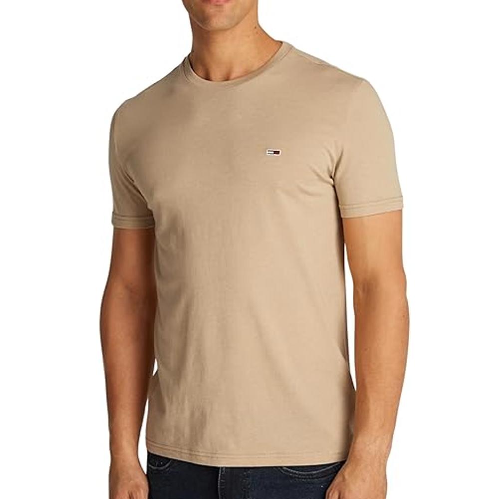 T-Shirt Beige foncé Homme Tommy Hilfiger Jaspe pas cher