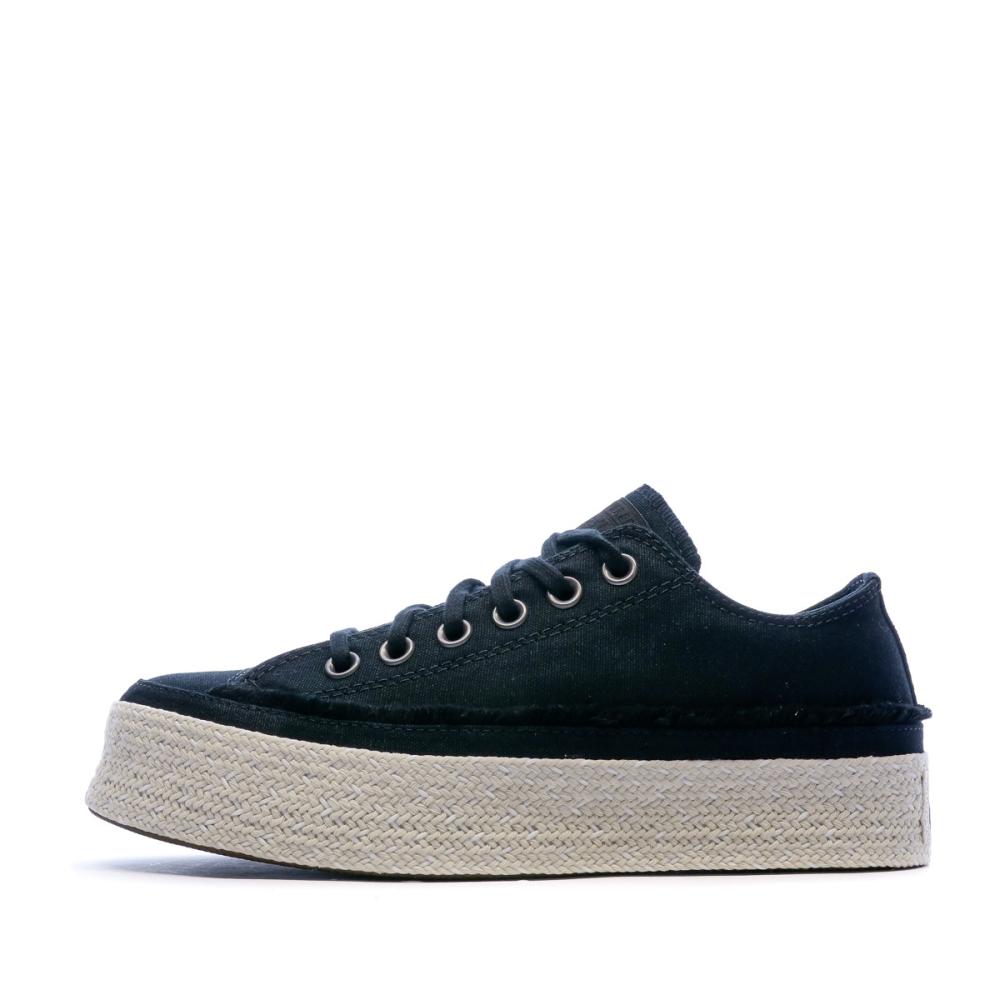 Baskets espadrille noires femme Converse Chuck Taylor All Star pas cher
