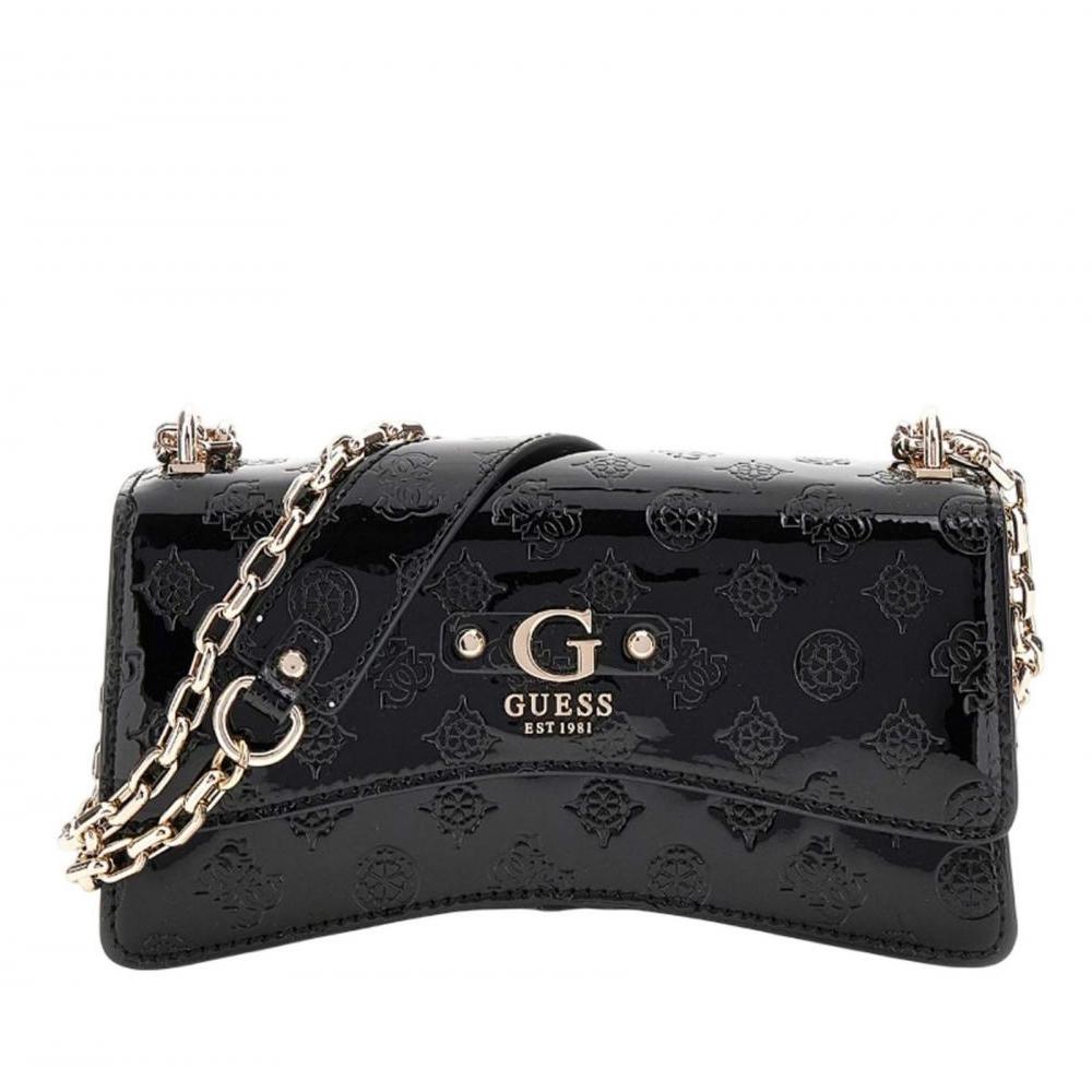 Sac à Bandoulière Noir Femme Guess Gerty pas cher