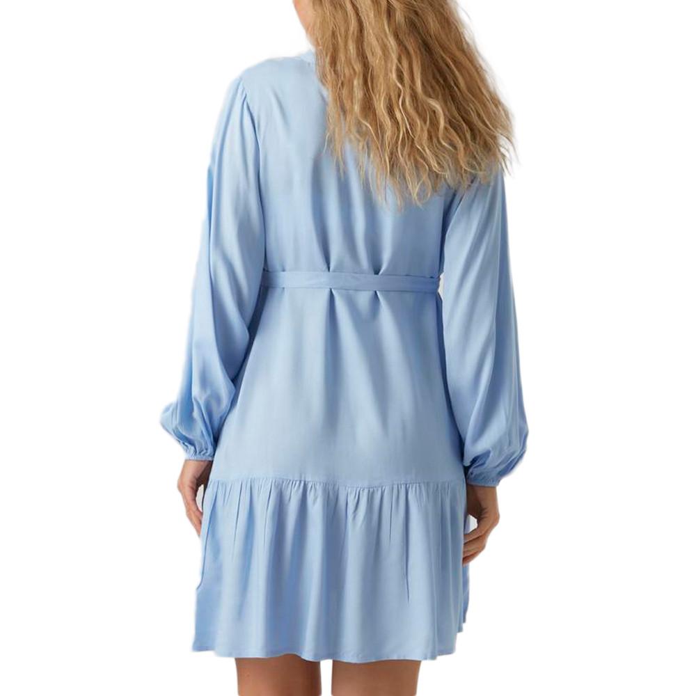 Robe de Grossesse Bleu Femme Mamalicious Mercy vue 2