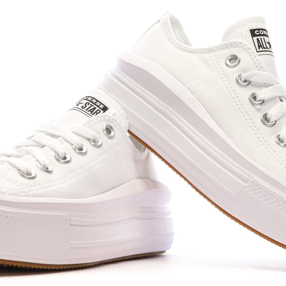 Baskets Blanches Femme Converse Ct All Star Move vue 7