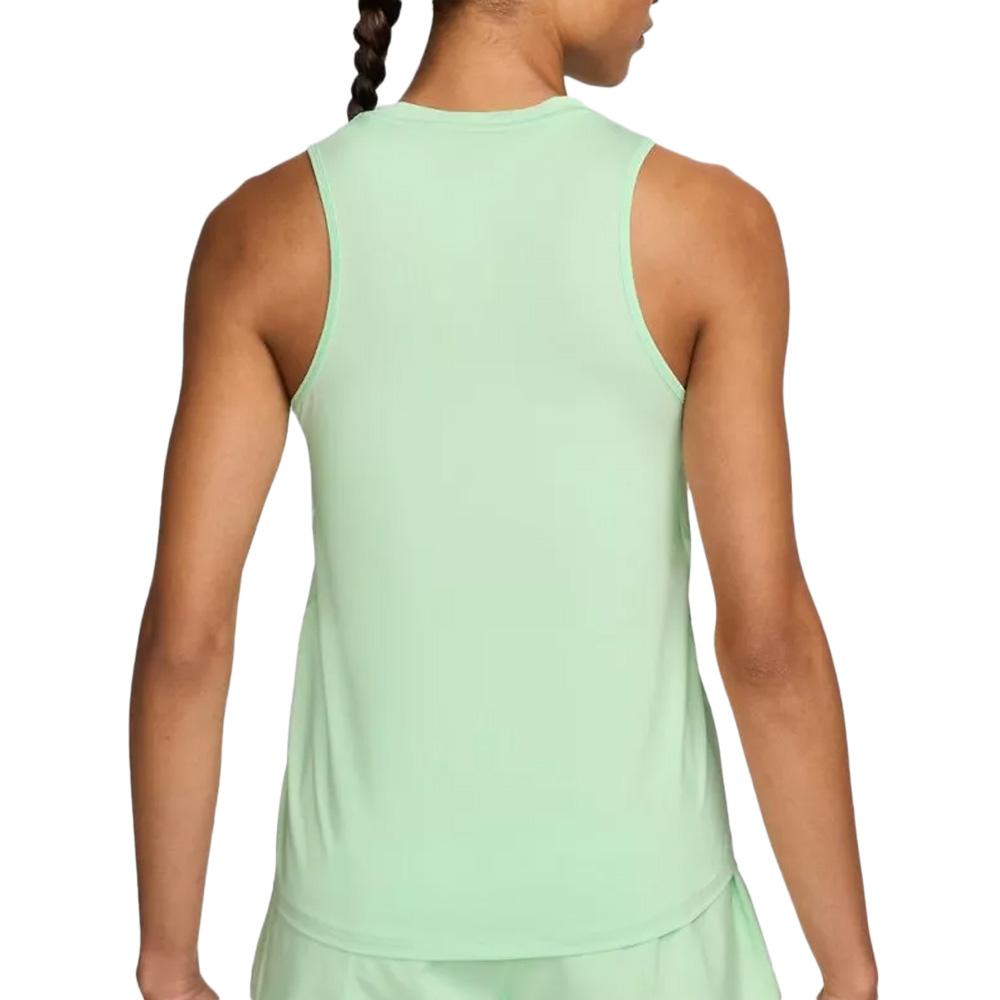 Débardeur Vert Femme Nike One Classic vue 2