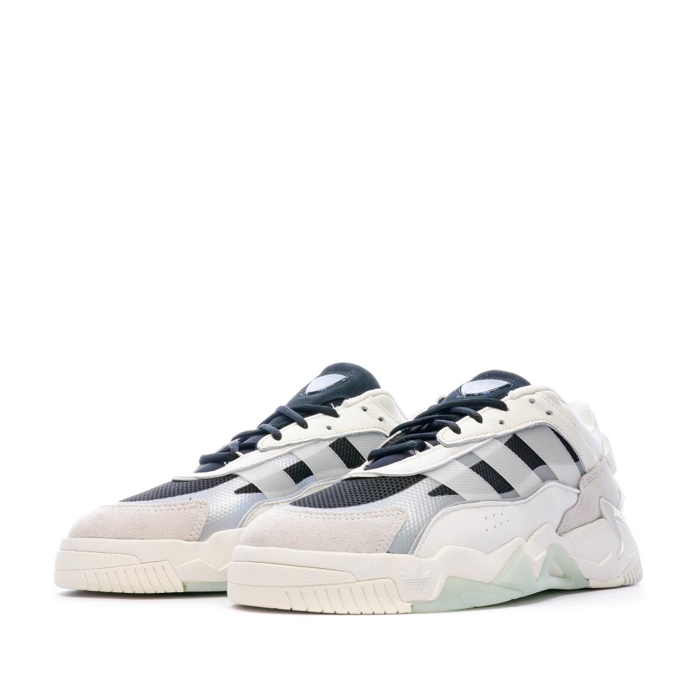 Baskets Écru Homme Adidas Niteball vue 6