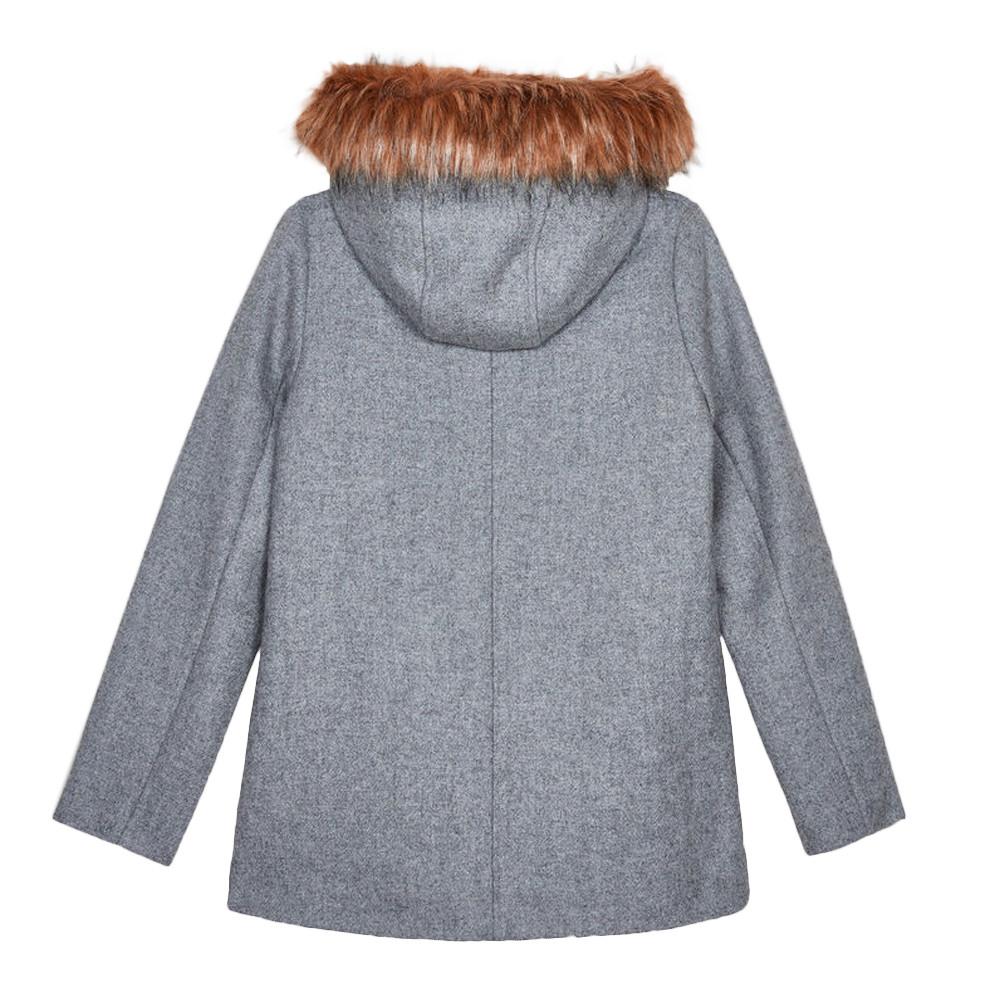 Manteau Gris Fille Teddy Smith Riloy vue 2