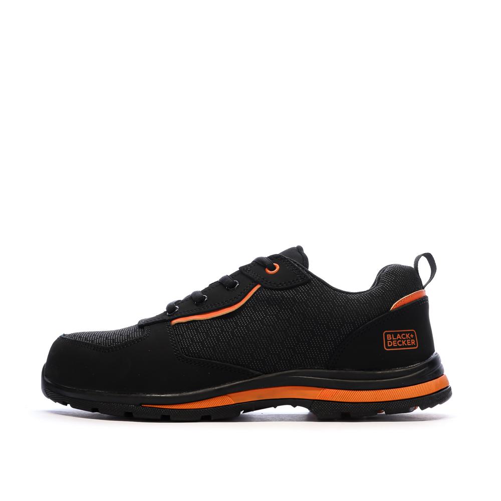 Zapatos de seguridad negros/naranjas para hombre Black + Decker 121459 barato