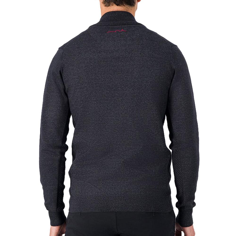 Sweat Zippé Marine Homme Teddy Smith Martyn vue 2
