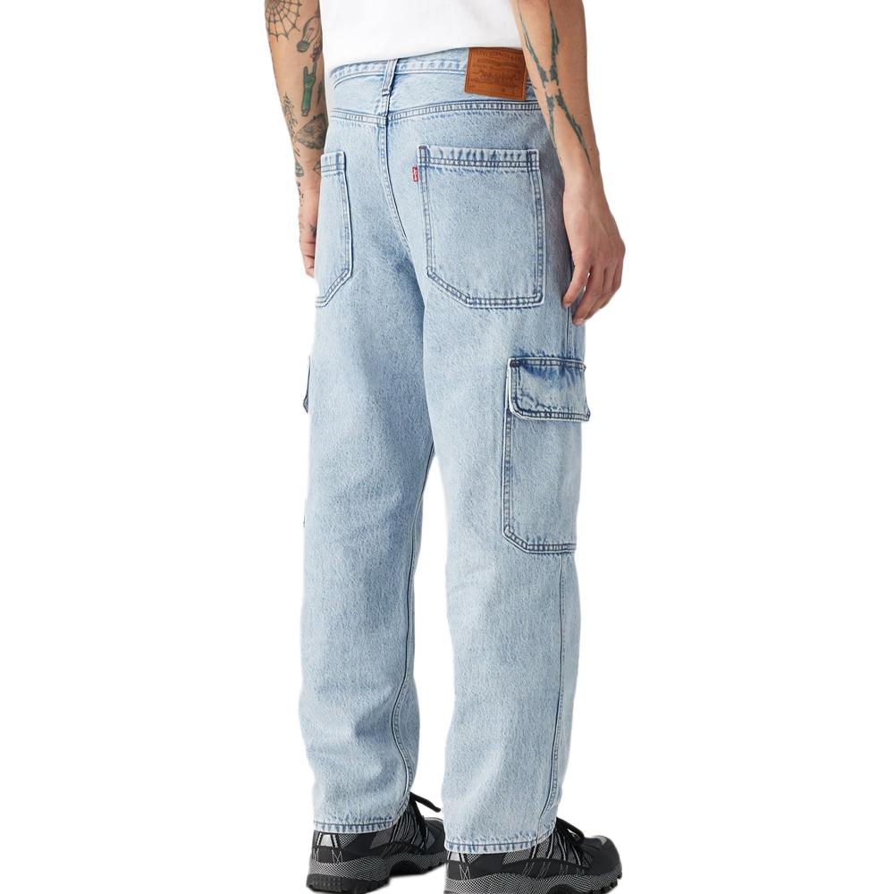 Jean 568 Bleu Clair Homme Levi's Loose Cargo Light vue 2