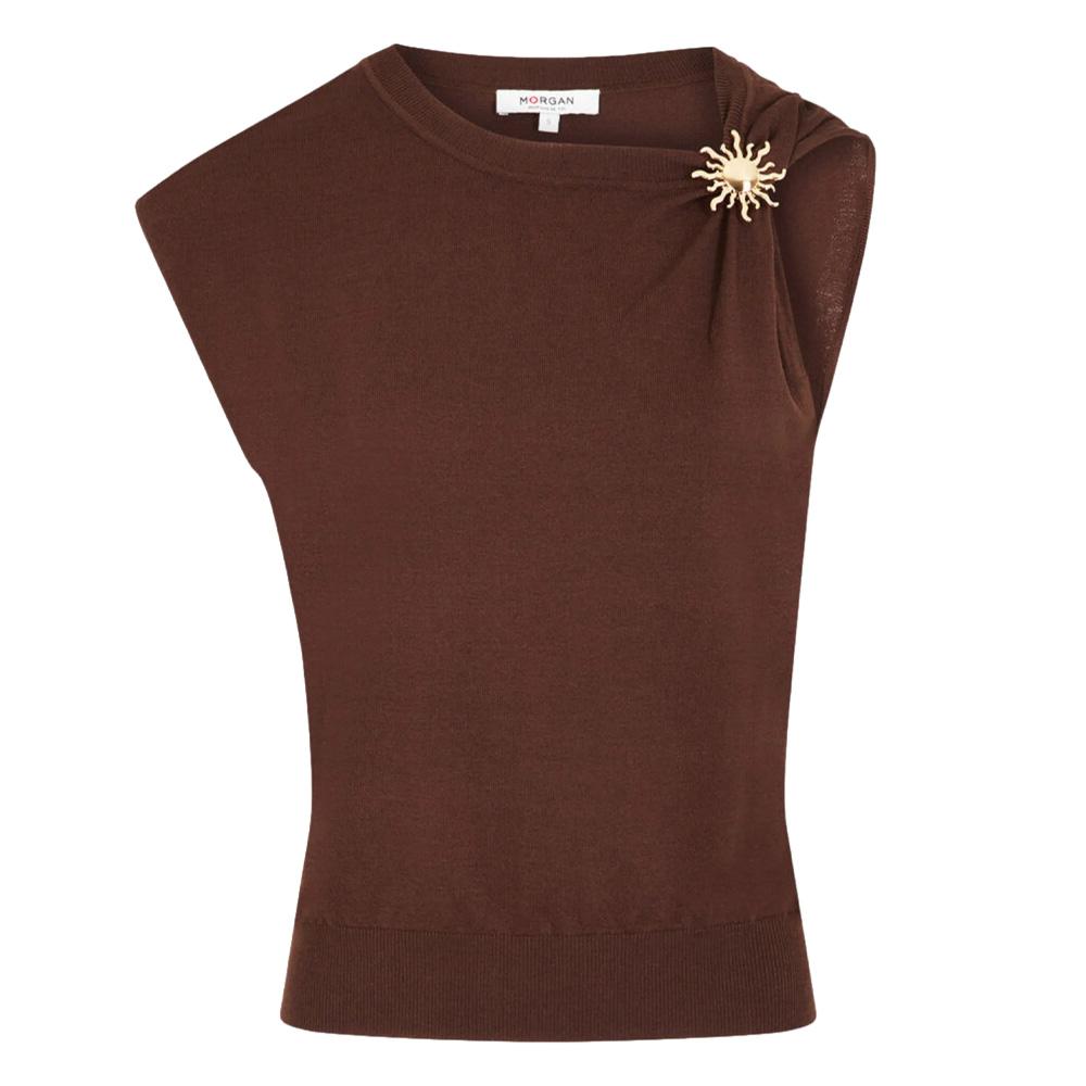 Top Marron Femme Morgan MCHOCO vue 3