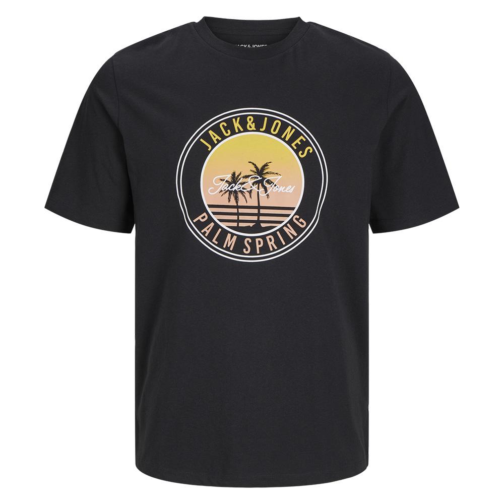 T-shirt Noir Garçon Jack & Jones Palm pas cher