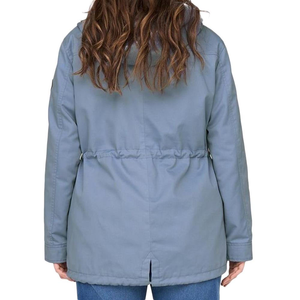 Parka Bleu Femme Only Carmakoma Canvas vue 2