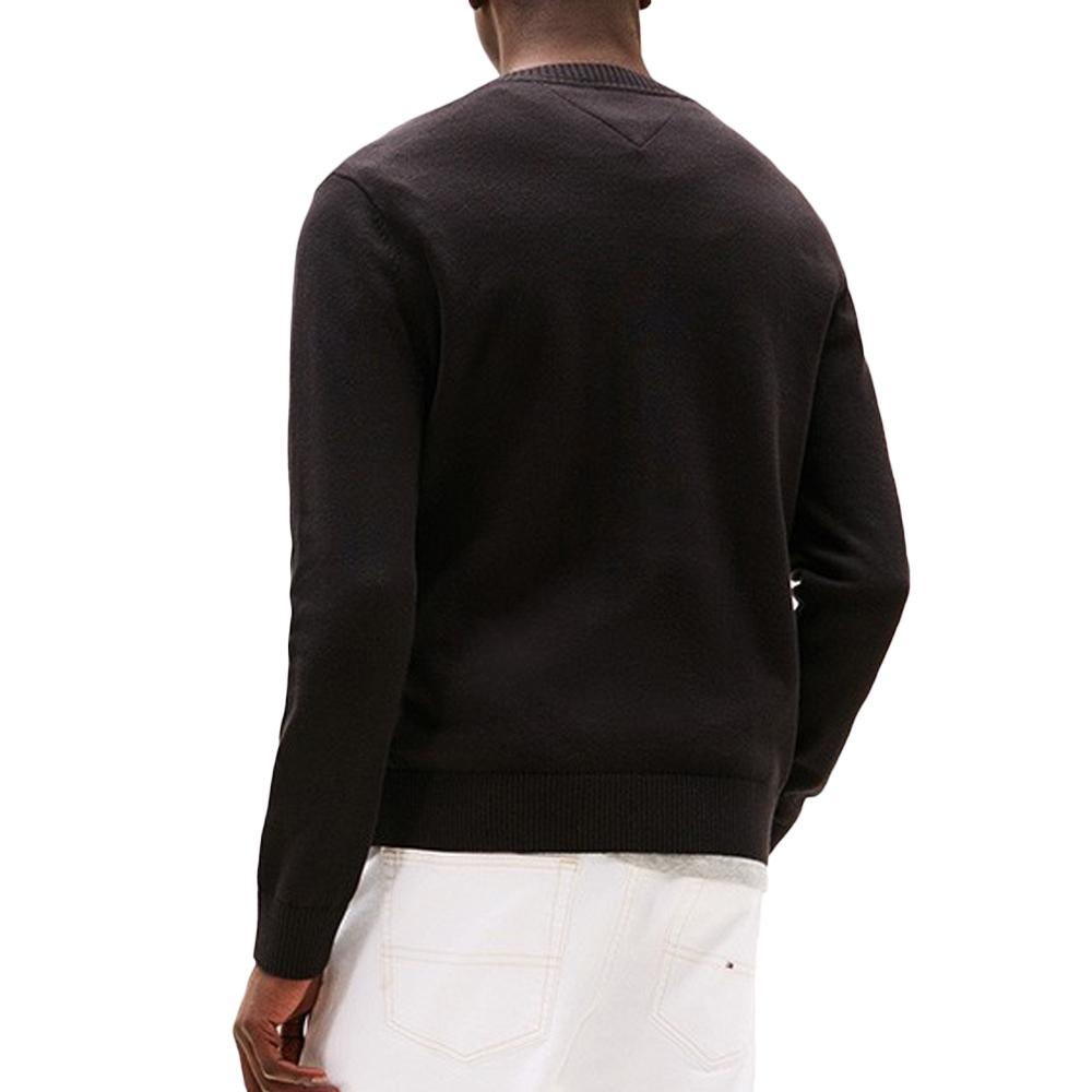 Pull Noir Homme Tommy Hilfiger Ess Light vue 2