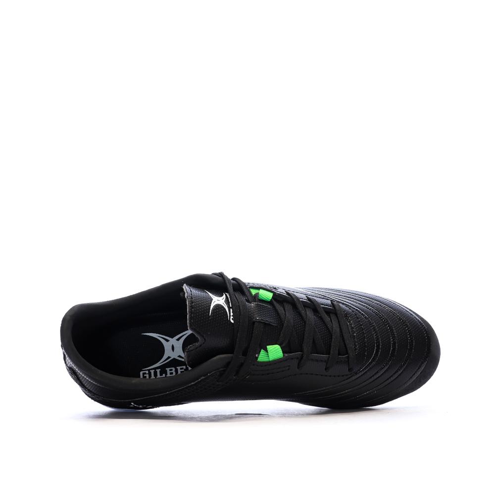 Chaussures de Rugby Noires Junior Gilbert Sidestep x15 LO MSX vue 4