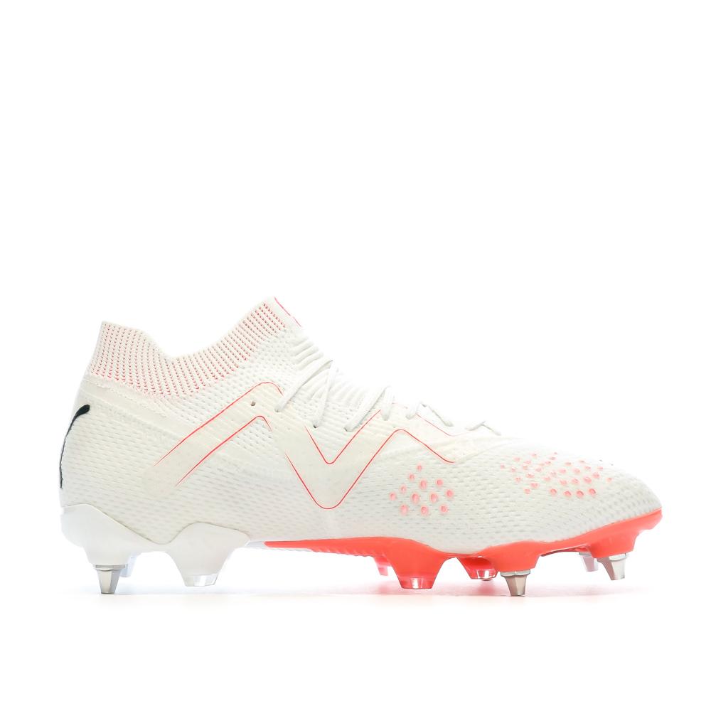 Chaussures de football Blanc/Rose Mixte Puma Future Ultimate MxSG vue 2