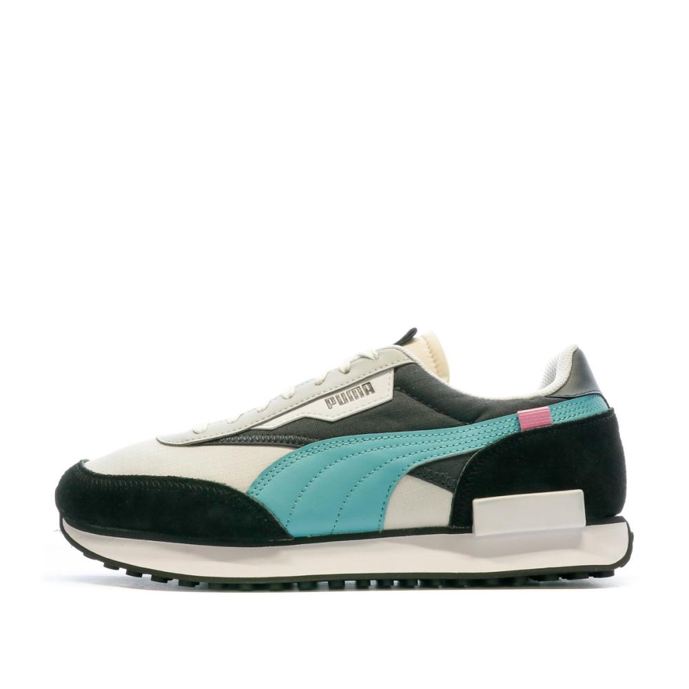 Baskets Noir/Bleu Garçon Puma Future Rider Play On pas cher
