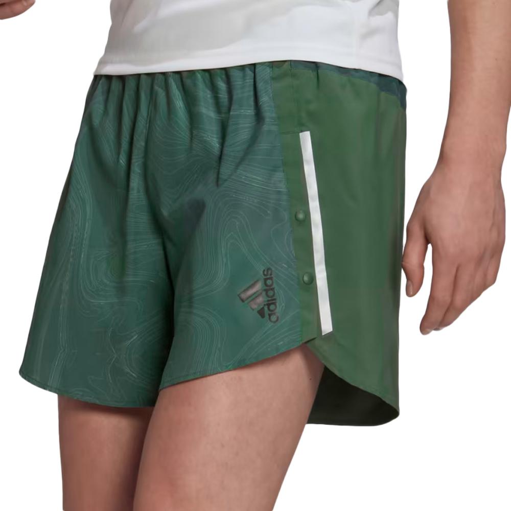 Short de Running Vert Homme Adidas HF8753 pas cher