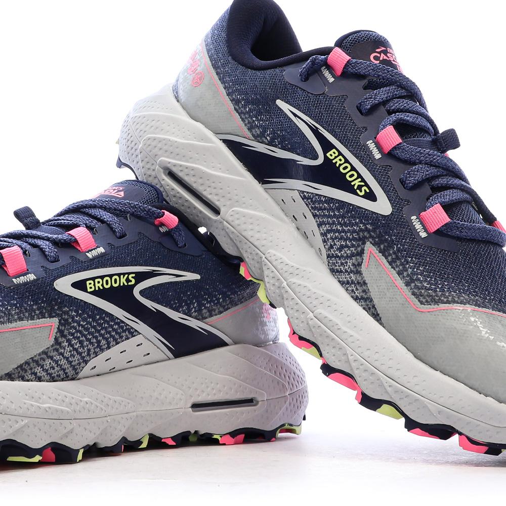Chaussures de Trail Marine/Gris Femme Brooks Cascadia 18 vue 7