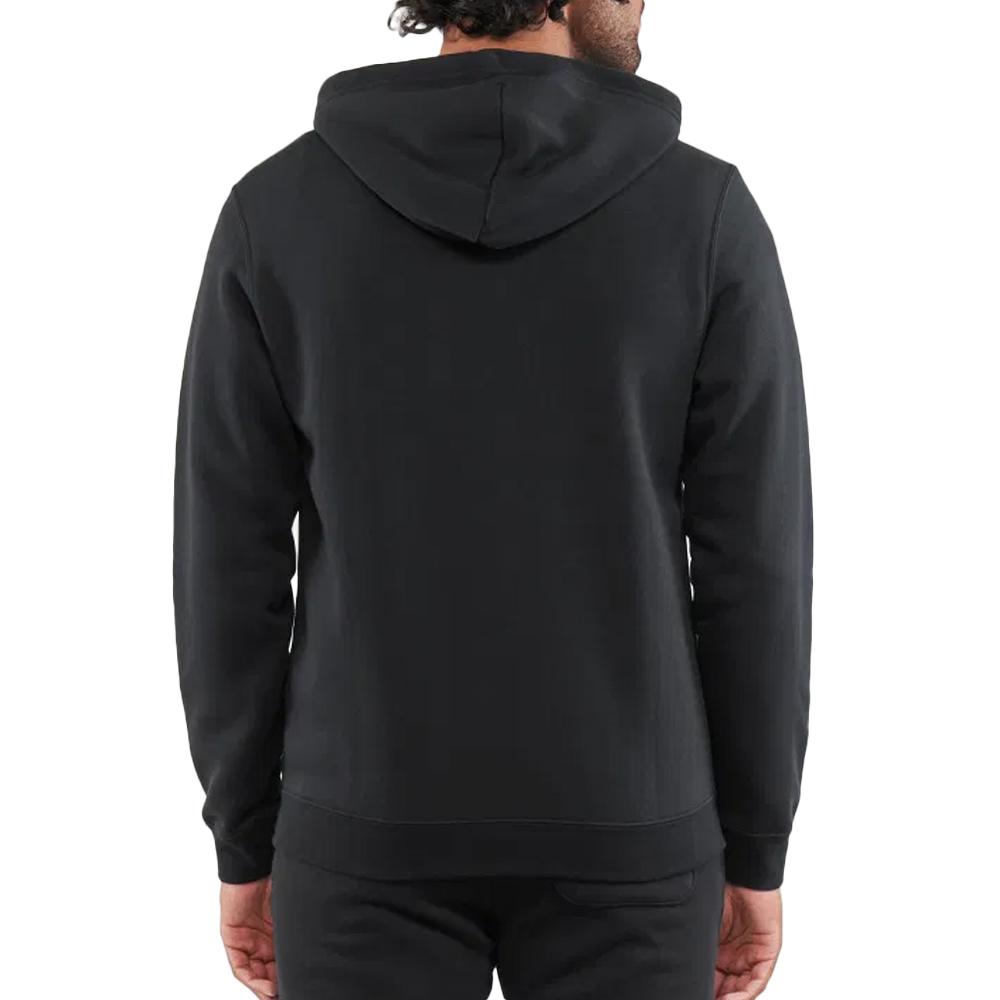 Sweat Zippé Noir Mixte Converse Brushed vue 2
