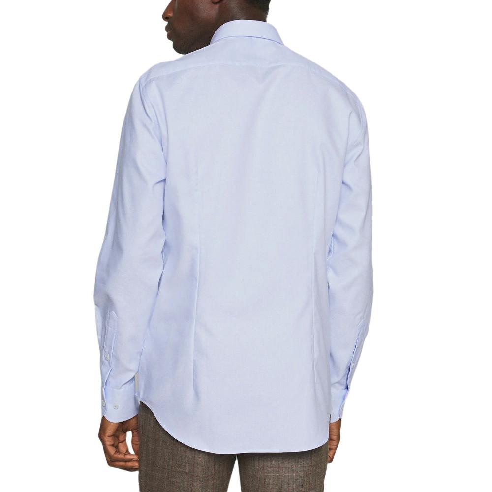 Chemise Bleue Homme Tommy Hilfiger Dobby vue 2