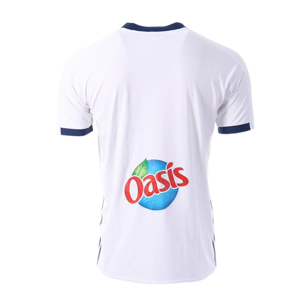 France Maillot Blanc/Bleu Homme Adidas vue 2