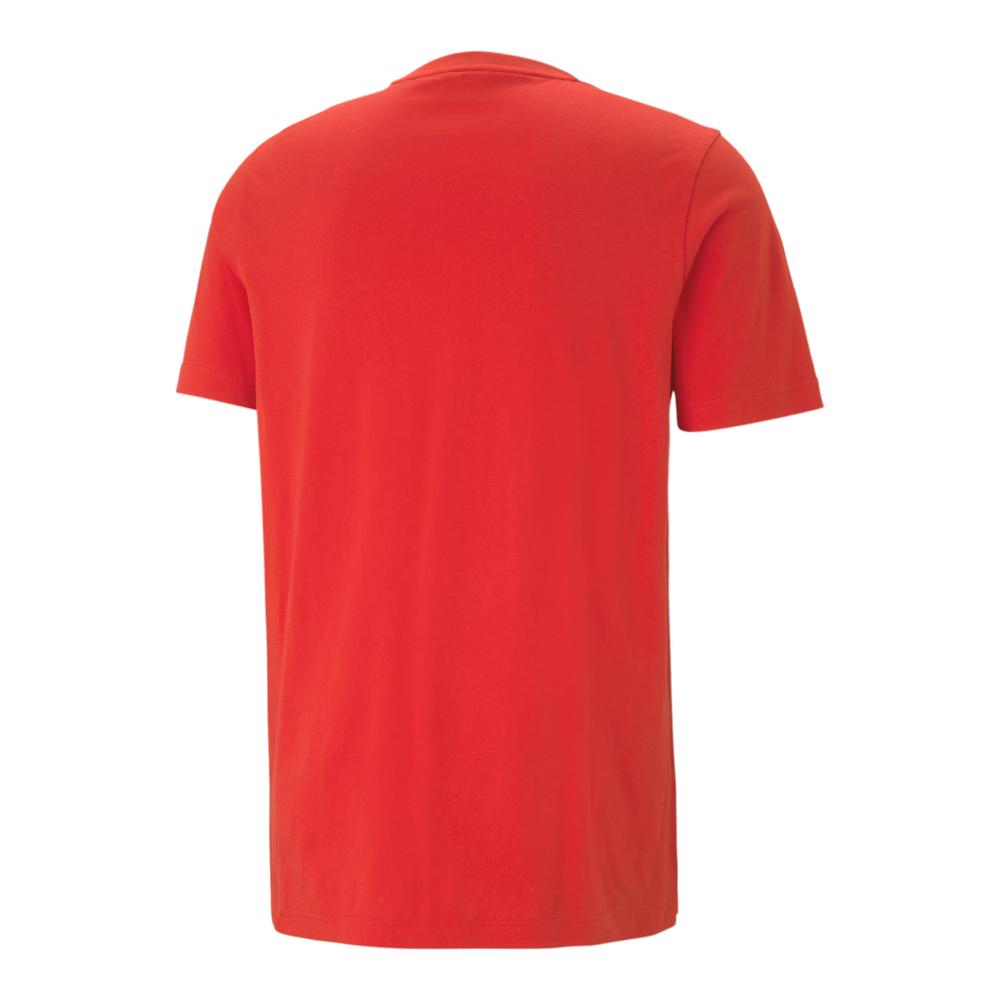 T-shirt Rouge Homme Puma Classic Logo vue 2