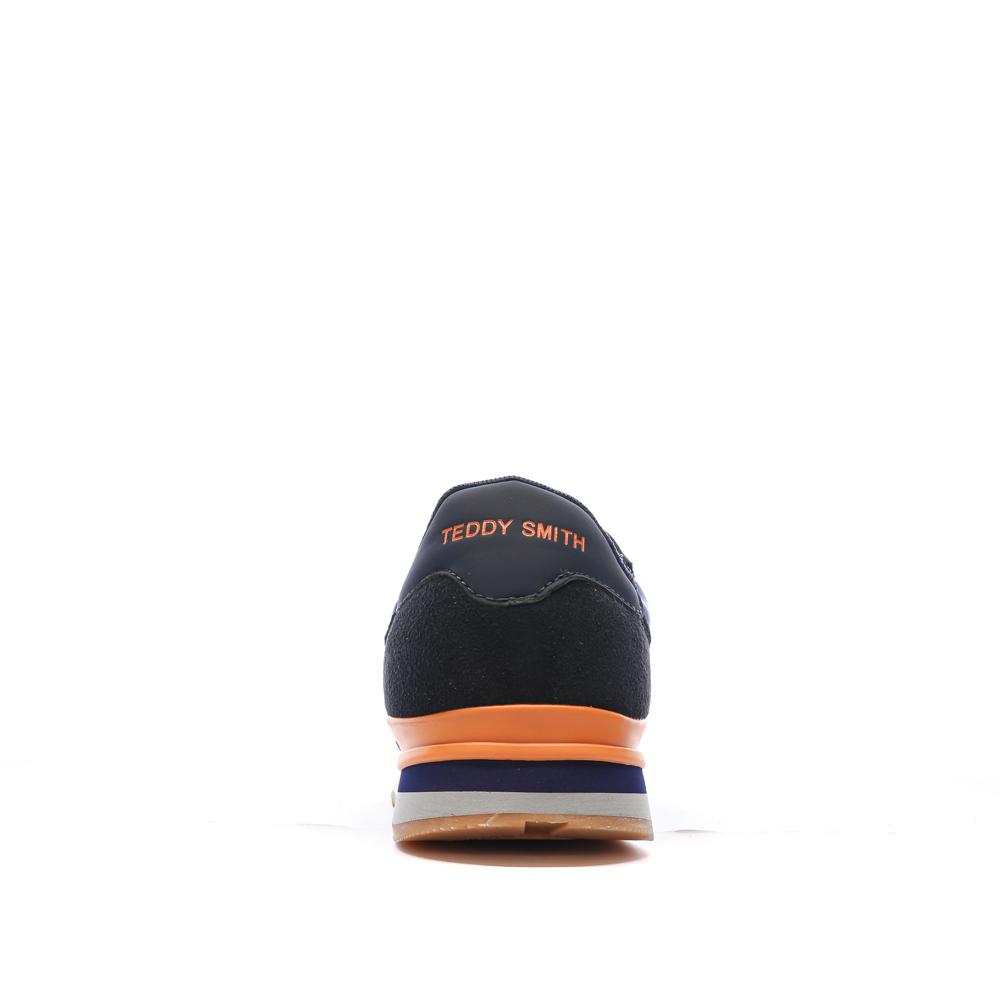 Baskets Marines/Oranges Homme Teddy Smith 120097 vue 3