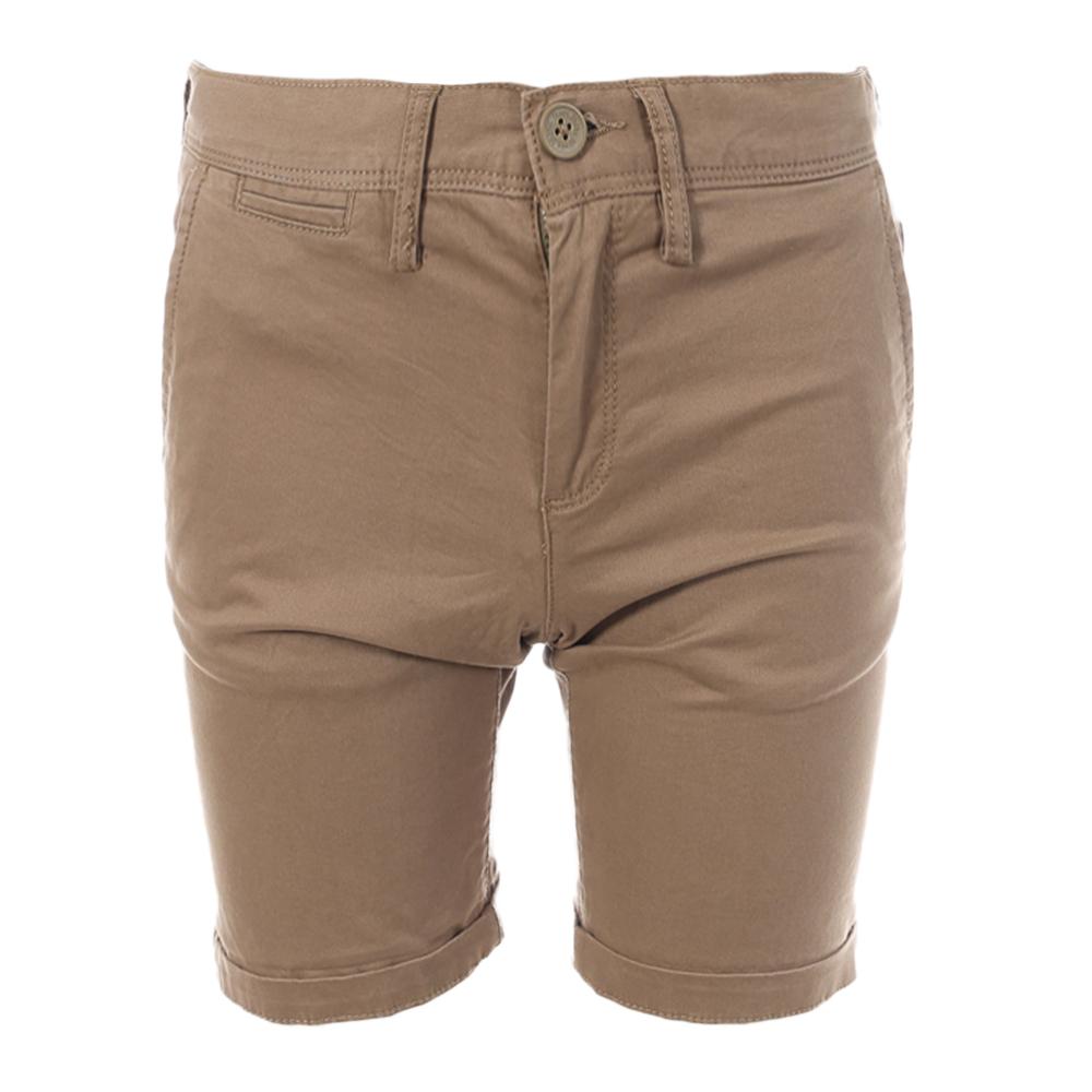 Short Chino Marron Garçon Teddy Smith 60404679D pas cher