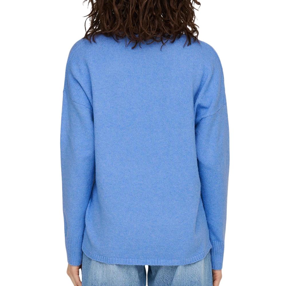Pull Bleu Col V Femme Only Rica vue 2