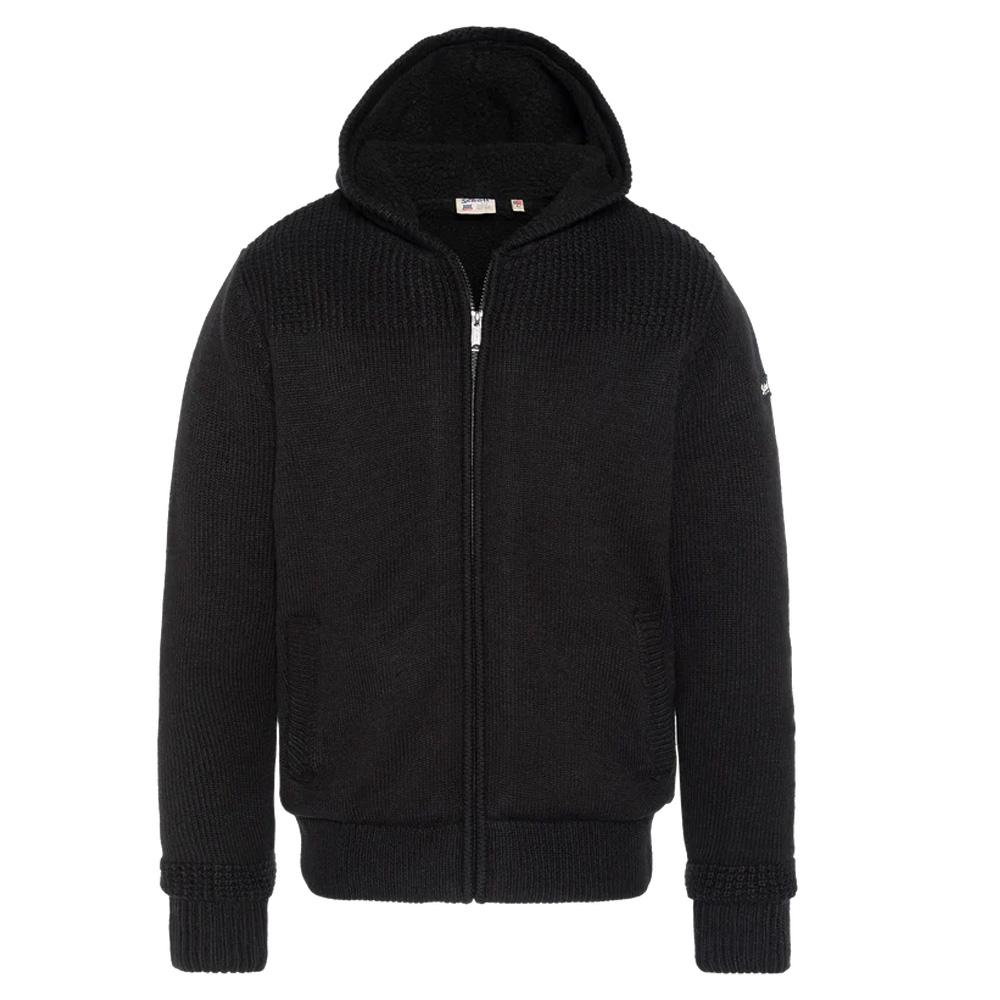 Gilet Noir Homme Schott Big Pull pas cher