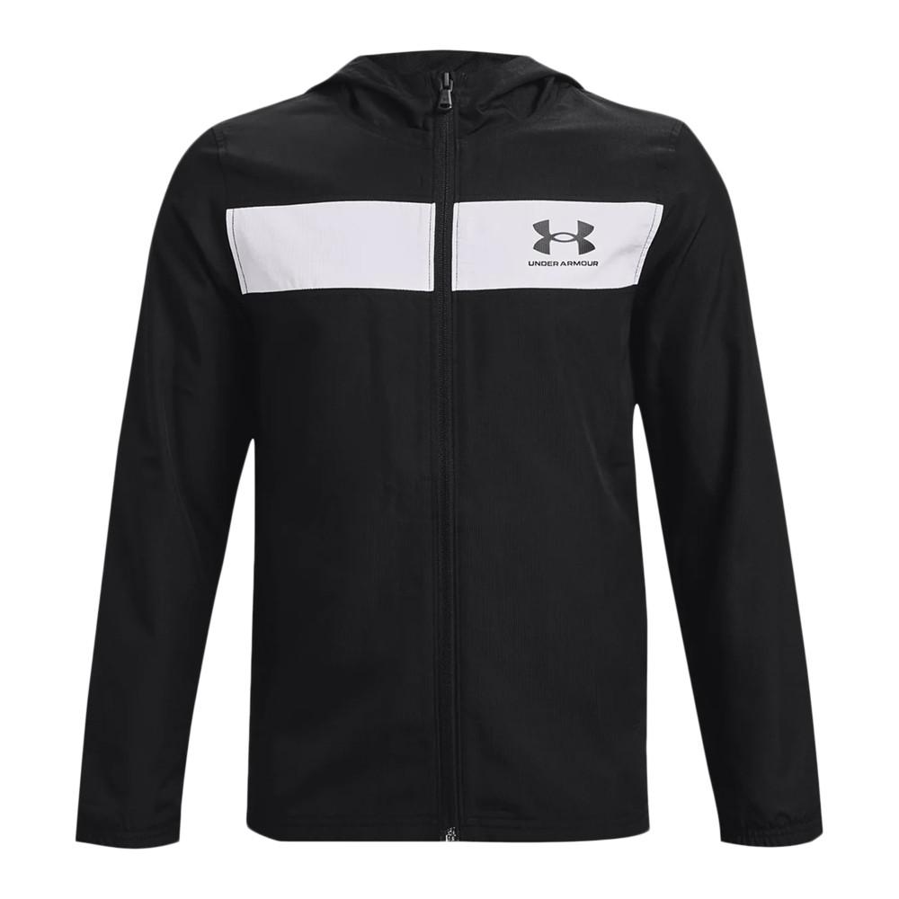 Veste Noir Garçon Under Armour Windbreaker pas cher