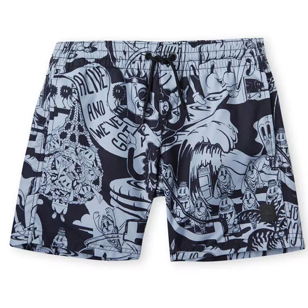 Bañador O'Neill Cali Hybrid Negro/Gris Niño barato