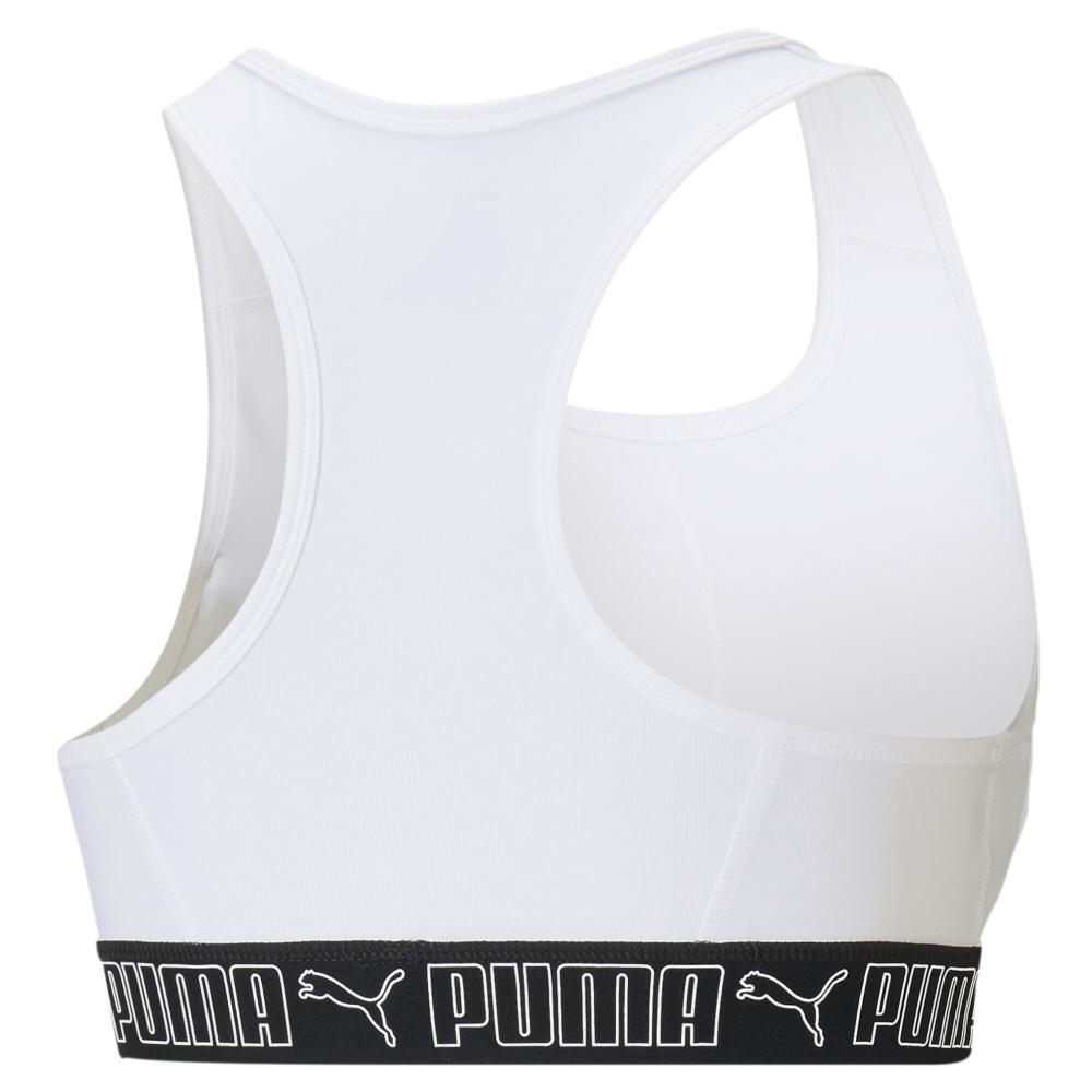 Brassière Blanche Femme Puma Mid Impact vue 2