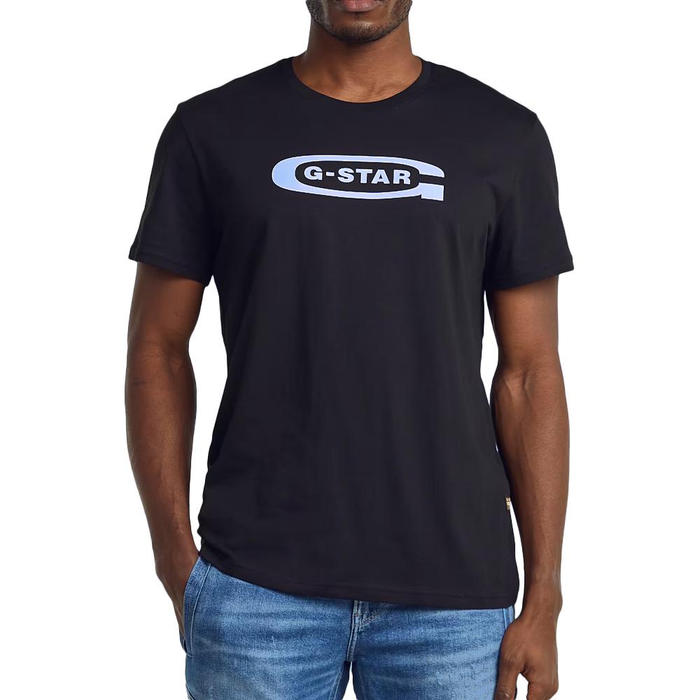 Camiseta azul marino para hombre G-Star RAW Old Skools barato