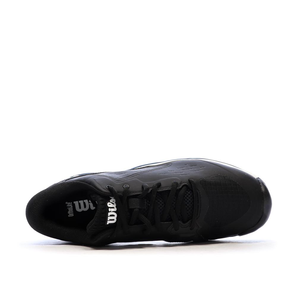 Chaussures de tennis Noires/Bleu Homme Wilson Rush Pro vue 4