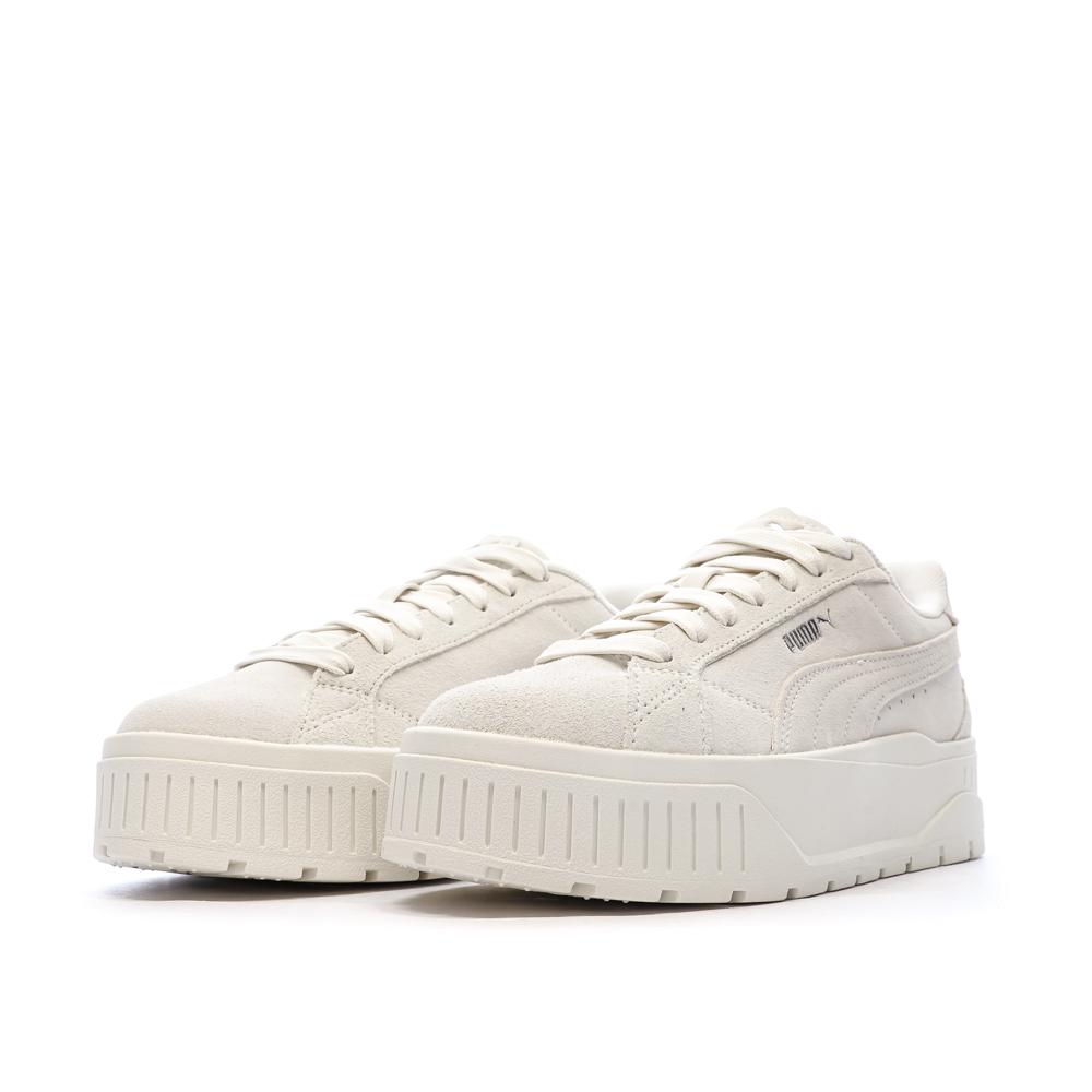 Baskets Beiges Femme Puma Karmen vue 6