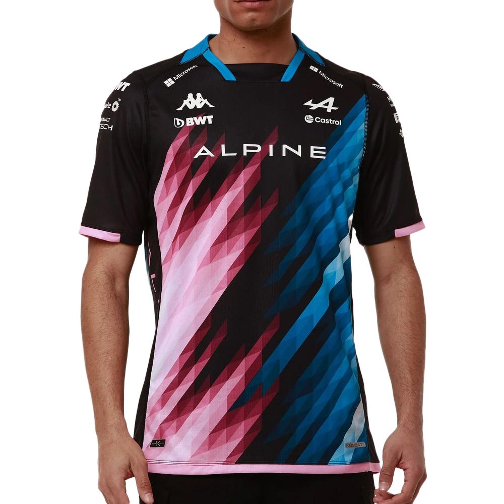 Maillot Noir/Rose/Turquoise Homme Kappa Kombat 321R78W pas cher