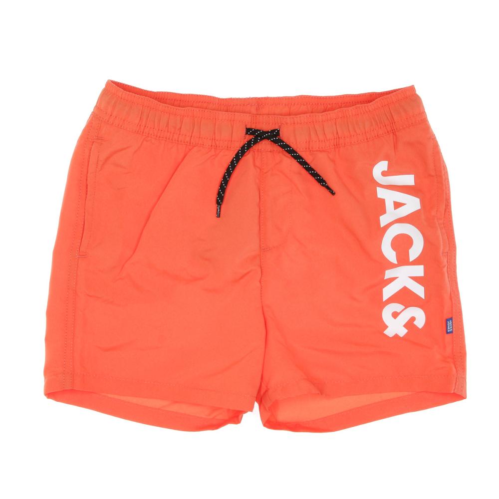 Short de bain corail garçon Jack & Jones Staruba pas cher