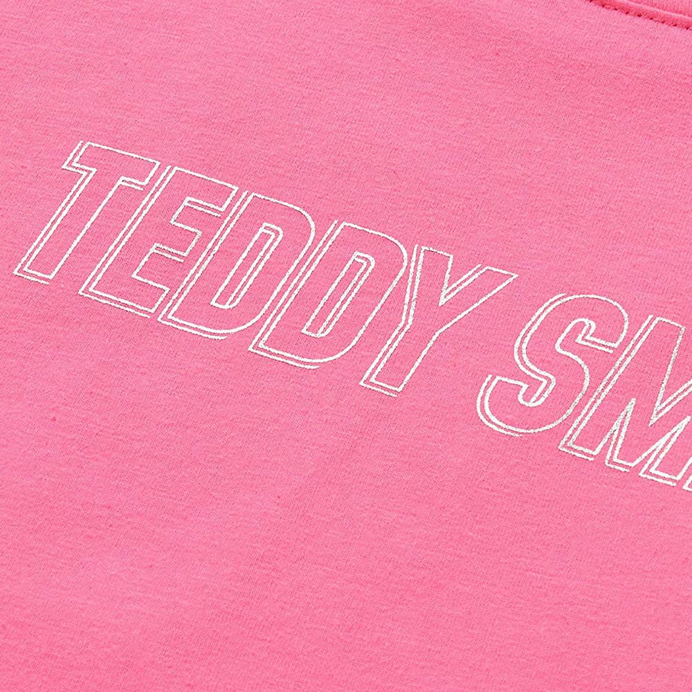 T-shirt Rose Fluo Fille Teddy Smith Talm vue 3
