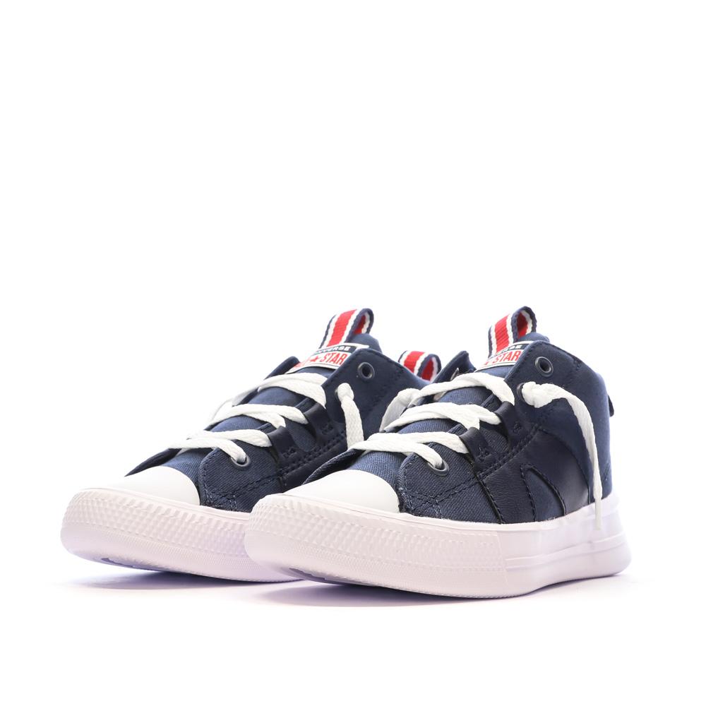Baskets Marine Garçon Converse All Star Ultra Home Team vue 6