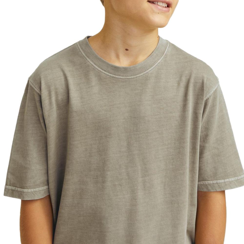 T-shirt Kaki Garçon Jack & Jones Sage vue 3