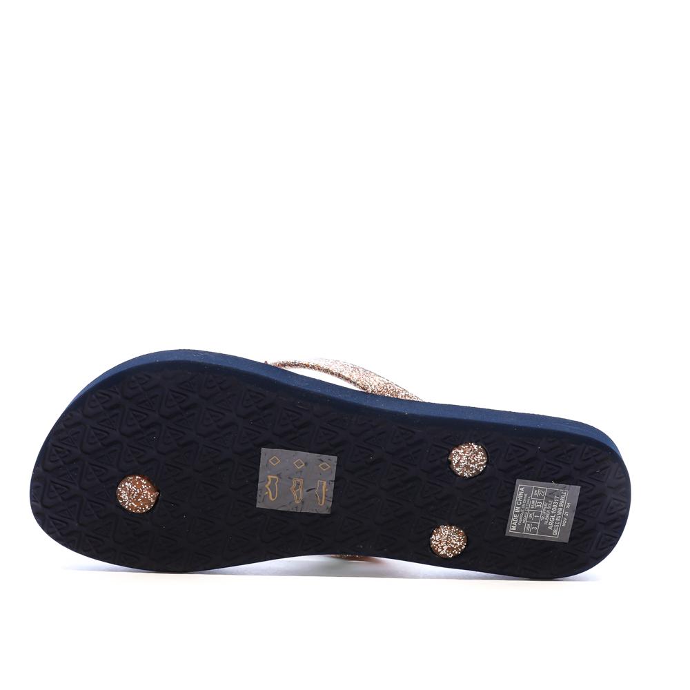 Tongs Marine/Rose Fille Roxy Viva Sparkle vue 2