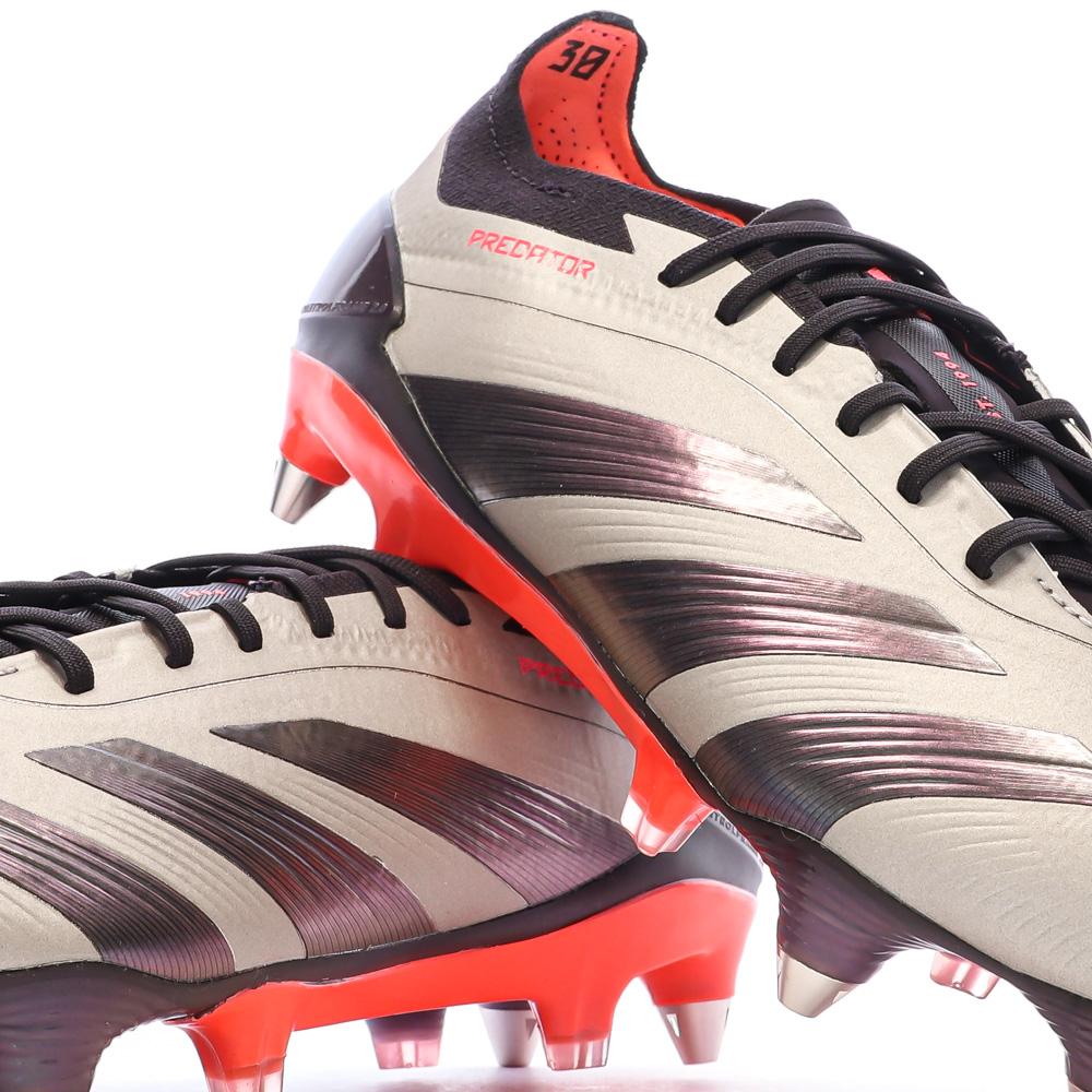 Chaussures de Foot Taupes Mixte Adidas Predator Elite SG vue 7