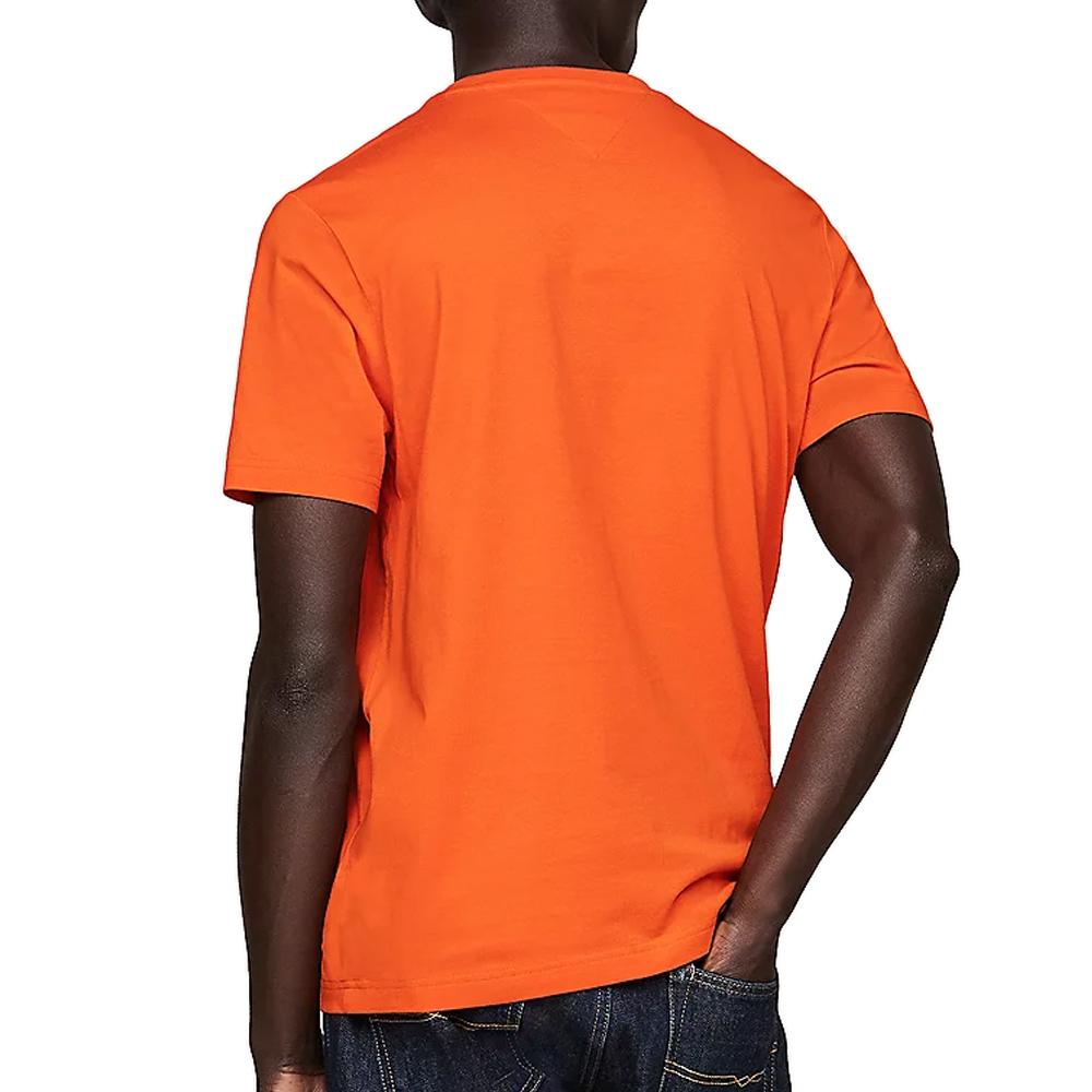 T-shirt Orange Homme Tommy Hilfiger Hilfiger Stack vue 2