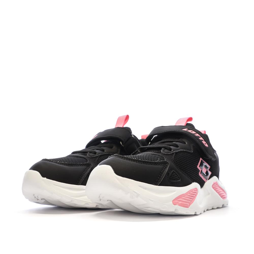 Baskets Noires/Roses Fille Lotto Bologna vue 6