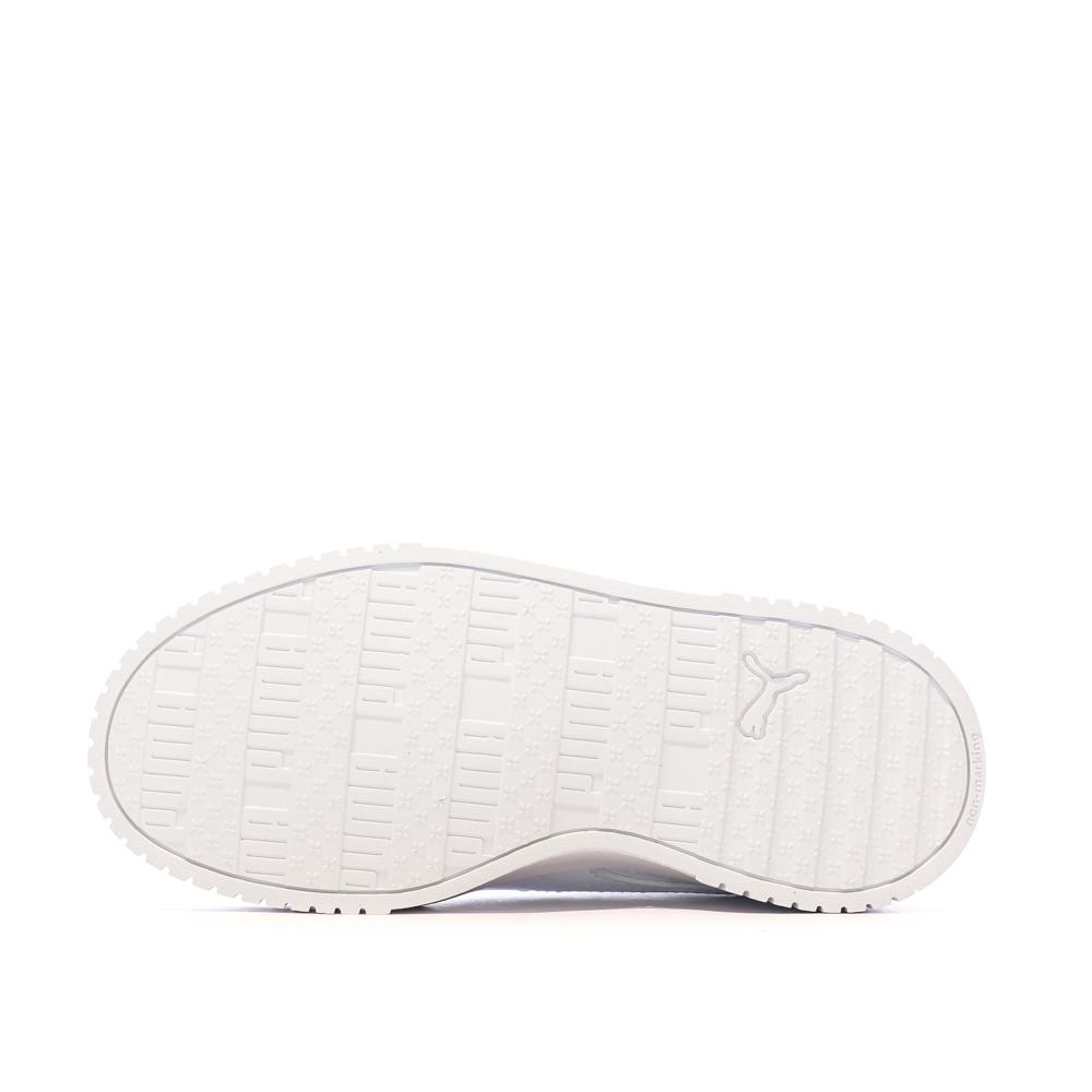 Baskets Blanches Fille Puma Carina 2.0 Holo vue 5