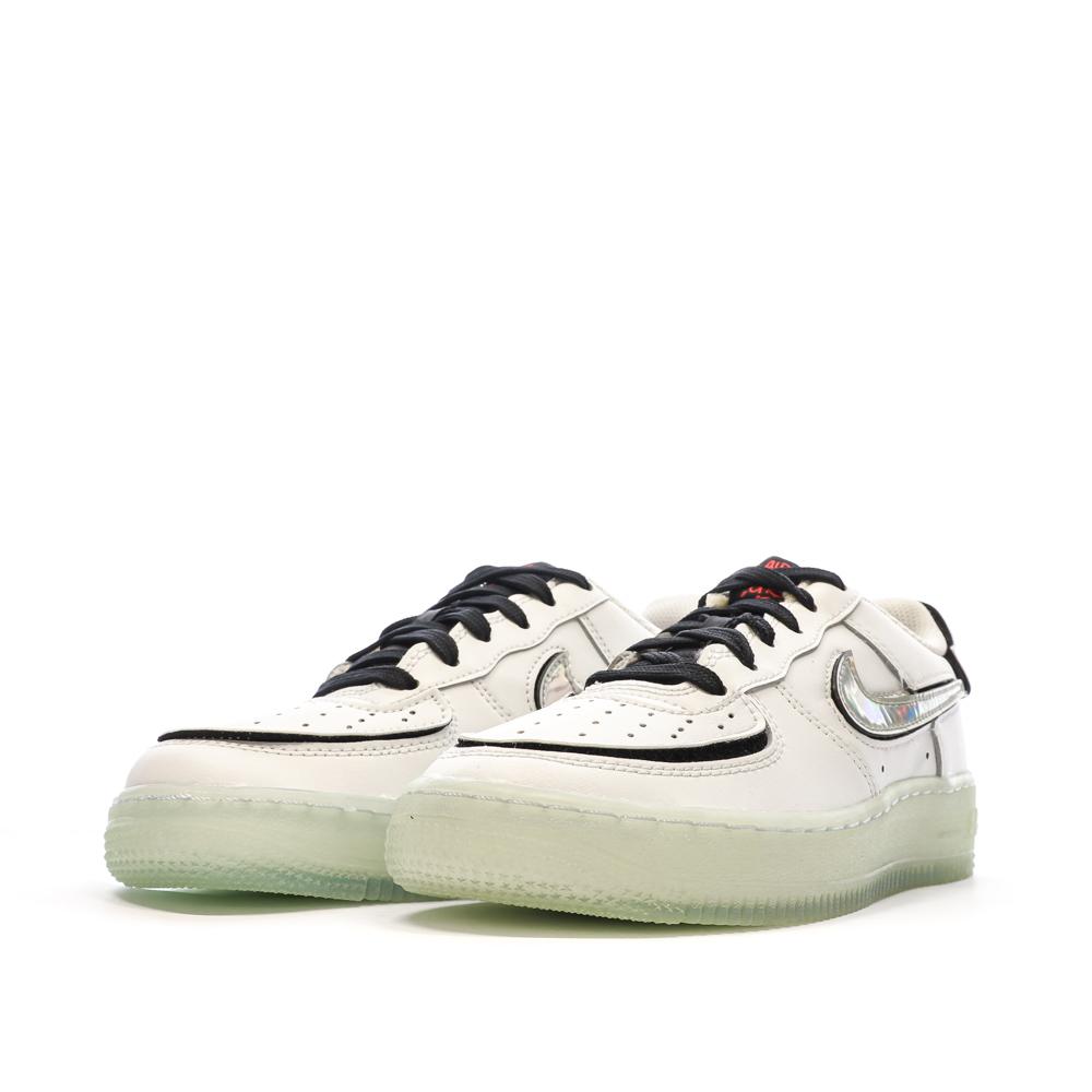 Baskets Blanches/Noires Garçon Nike Nike Af1/1 vue 6