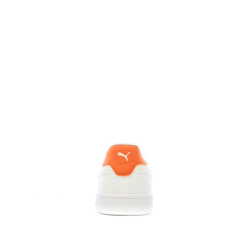 Baskets Blanches/Orange Homme Puma Smash 3.0 vue 3