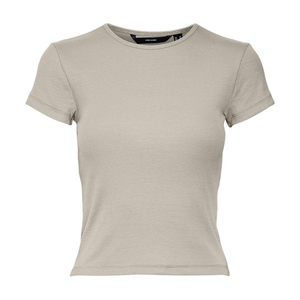 T-shirt Beige Femme Vero Moda Chloe pas cher