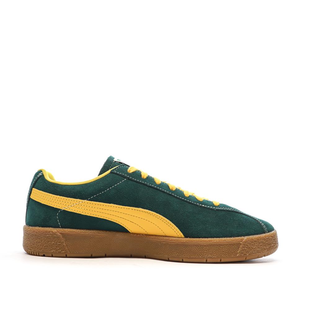 Baskets Vertes/Oranges Homme Puma Delphin vue 2