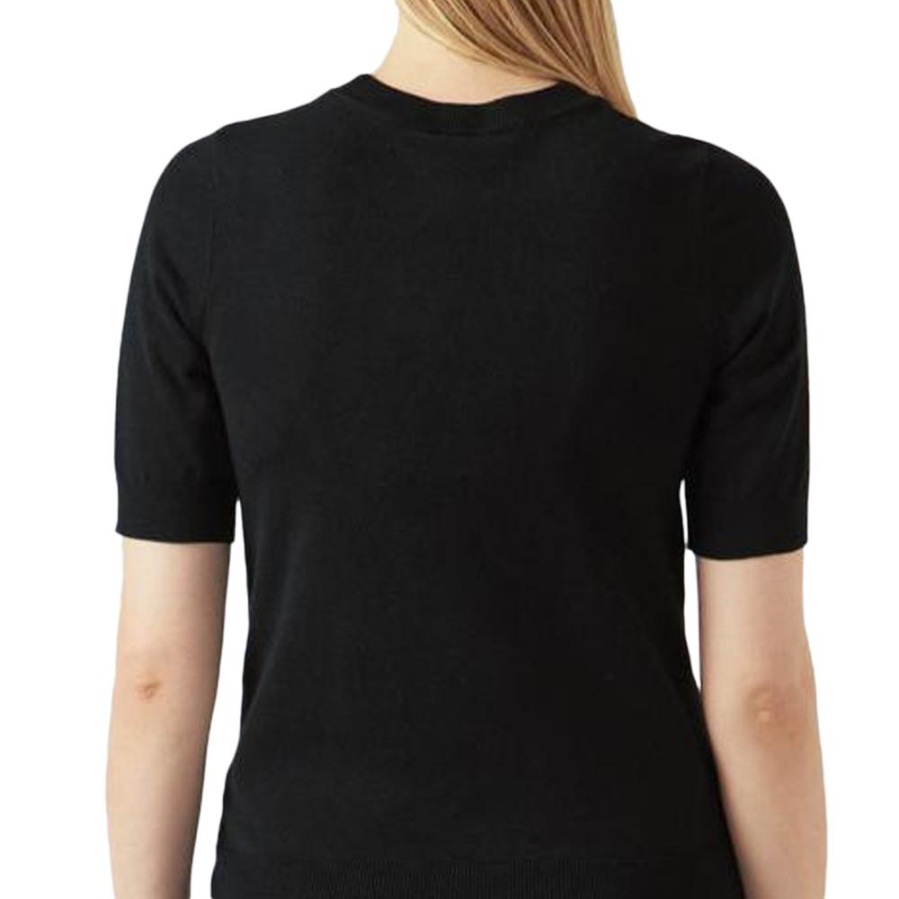 Pull Noir Femme YAS 26036189 vue 2